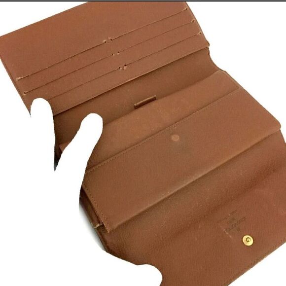 Authentic Louis Vuitton Monogram Trifold Long Wallet /TH0032 - Picture 5 of 8